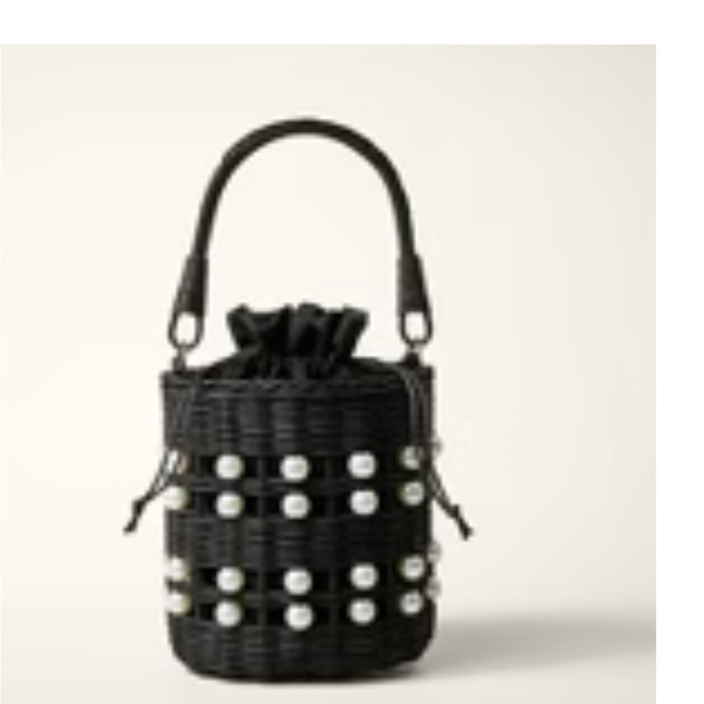 Pearl Embellished Basket Bucket Bag - kate spade new york x Target Black